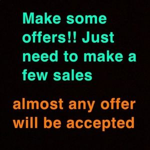 Please make any offer!!